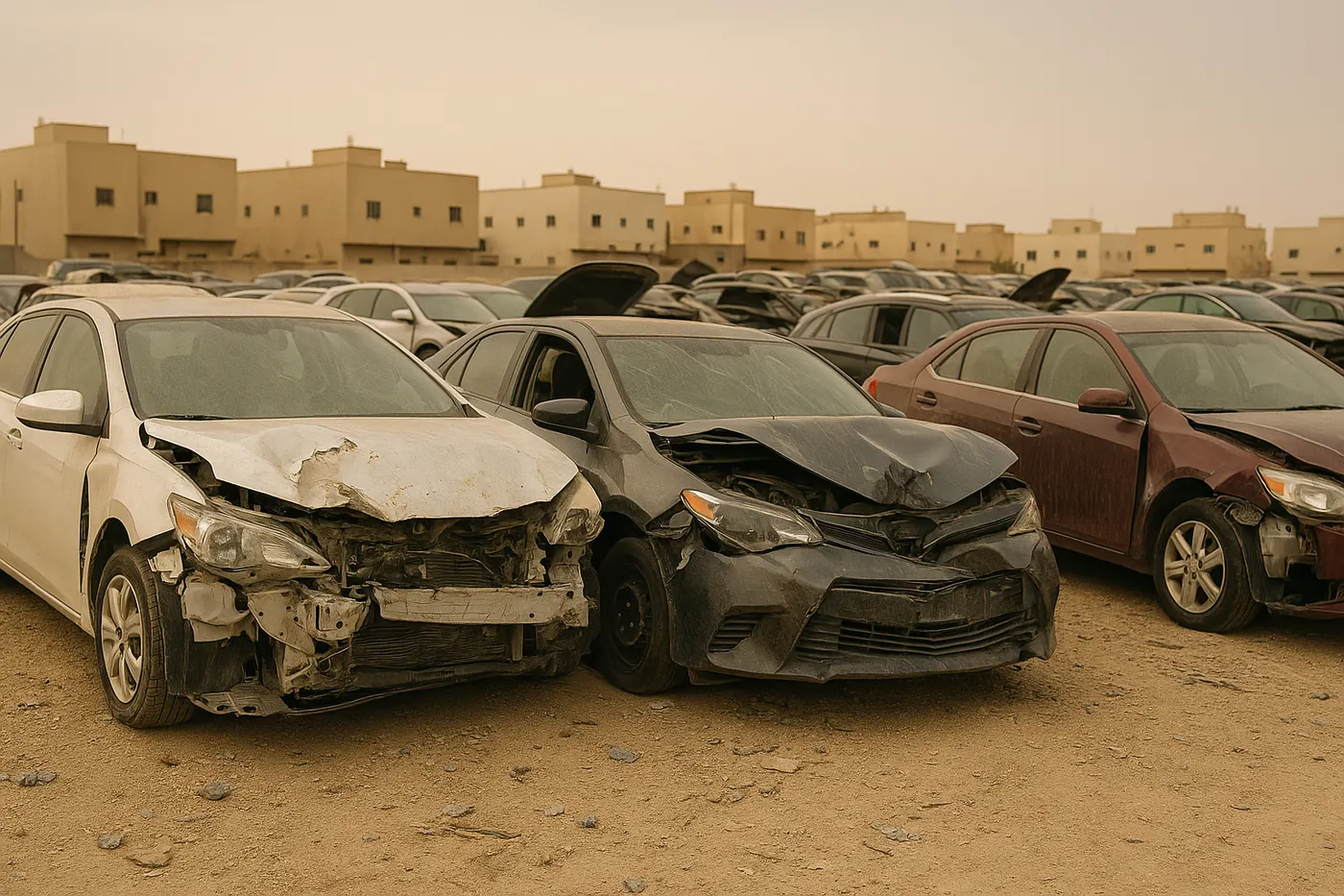 خطوة 5: الدفع النقدي لسعر السيارة المصدومة